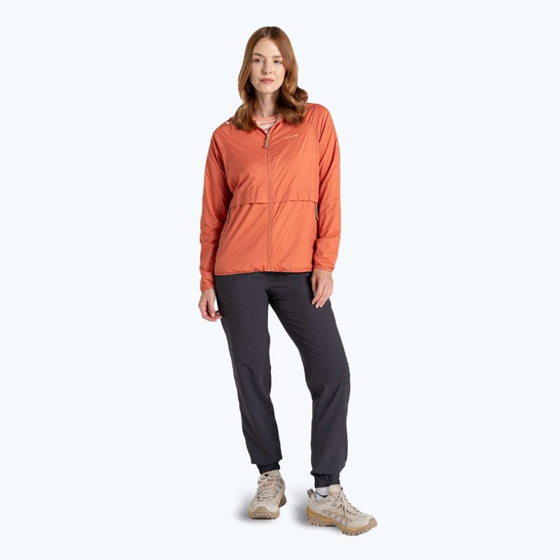 Craghoppers NosiLife Rosa Donna Giacca a vento reversibile in arenaria rossa/argilla 3