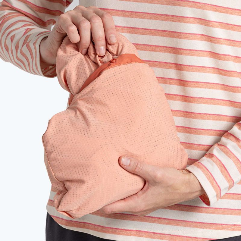 Craghoppers NosiLife Rosa Donna Giacca a vento reversibile in arenaria rossa/argilla 8