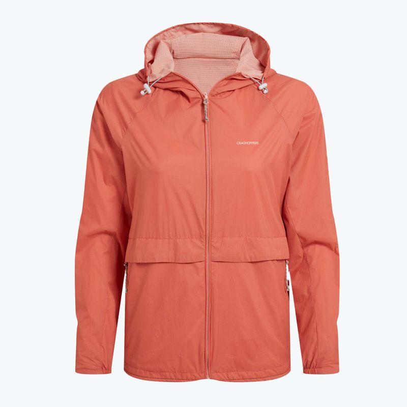 Craghoppers NosiLife Rosa Donna Giacca a vento reversibile in arenaria rossa/argilla 9