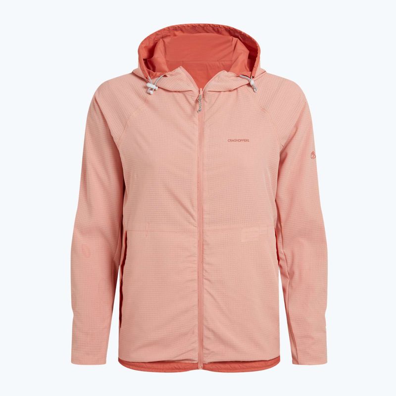 Craghoppers NosiLife Rosa Donna Giacca a vento reversibile in arenaria rossa/argilla 10