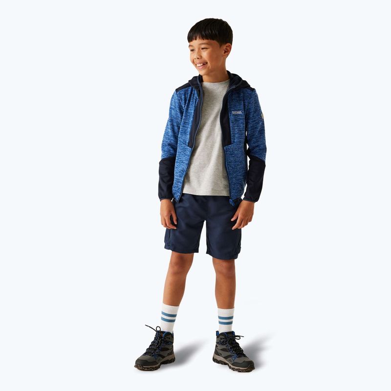 Felpa con cappuccio in pile per bambini REGATTA Dissolver X olympian blue/navy 2