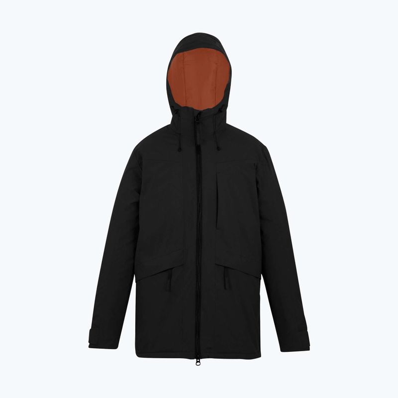 Giacca impermeabile uomo Regatta Balaton black/pumpkin spice 10