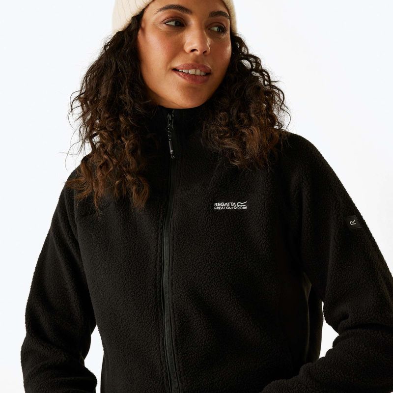 Felpa in pile da donna REGATTA Elinn black 4
