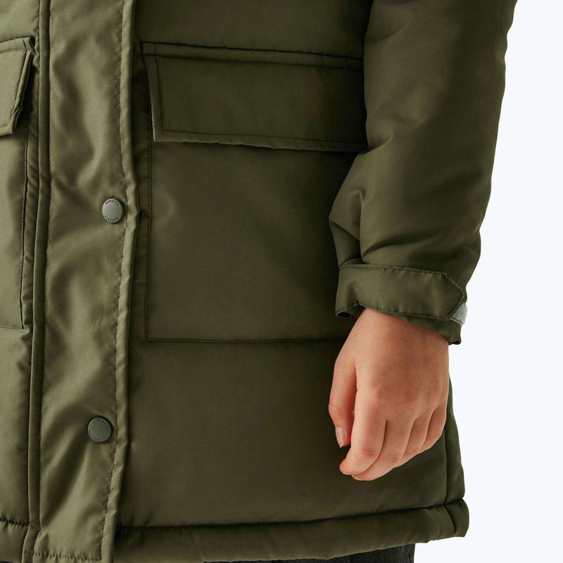 Cappotto imbottito per bambini Regatta Fabrizia II olive night 10