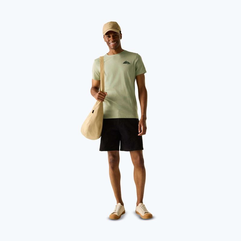 Maglietta da trekking da uomo REGATTA Breezed light sage 2