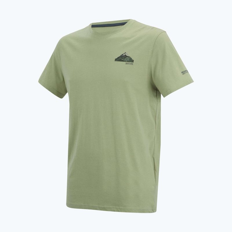 Maglietta da trekking da uomo REGATTA Breezed light sage 7