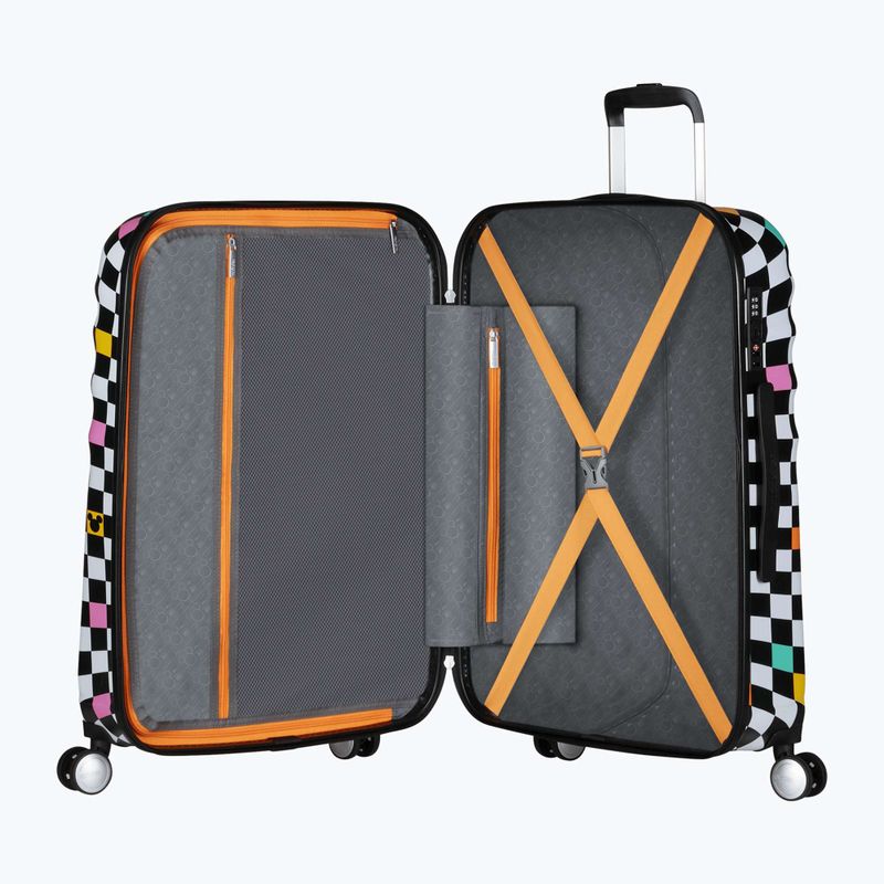 Valigia da viaggio American Tourister Disney Wavebreaker 64 l mickey check 6