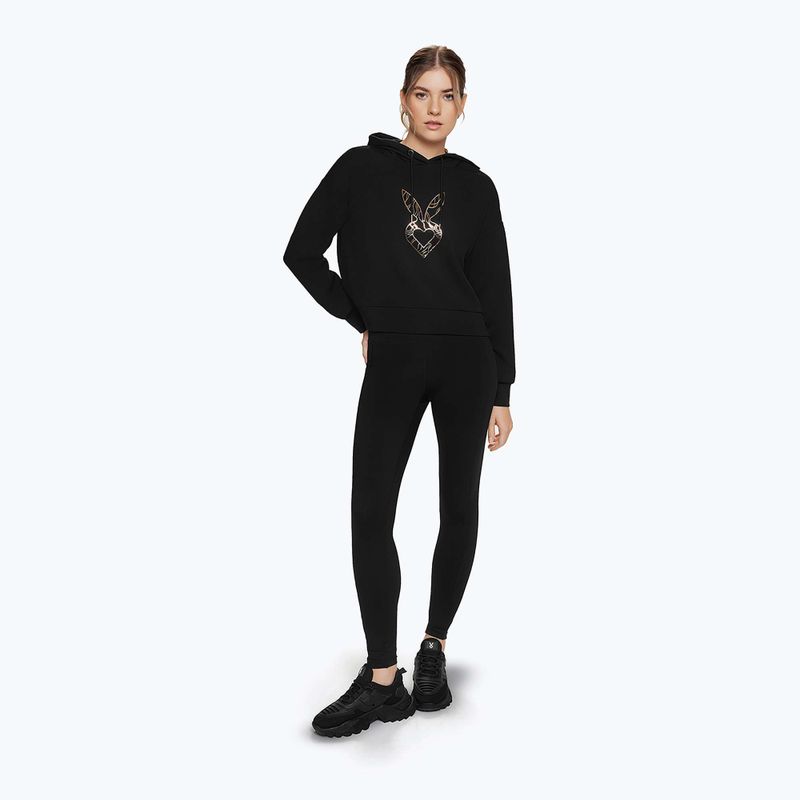 Felpa da allenamento Cardio Bunny Freeze donna nero 2
