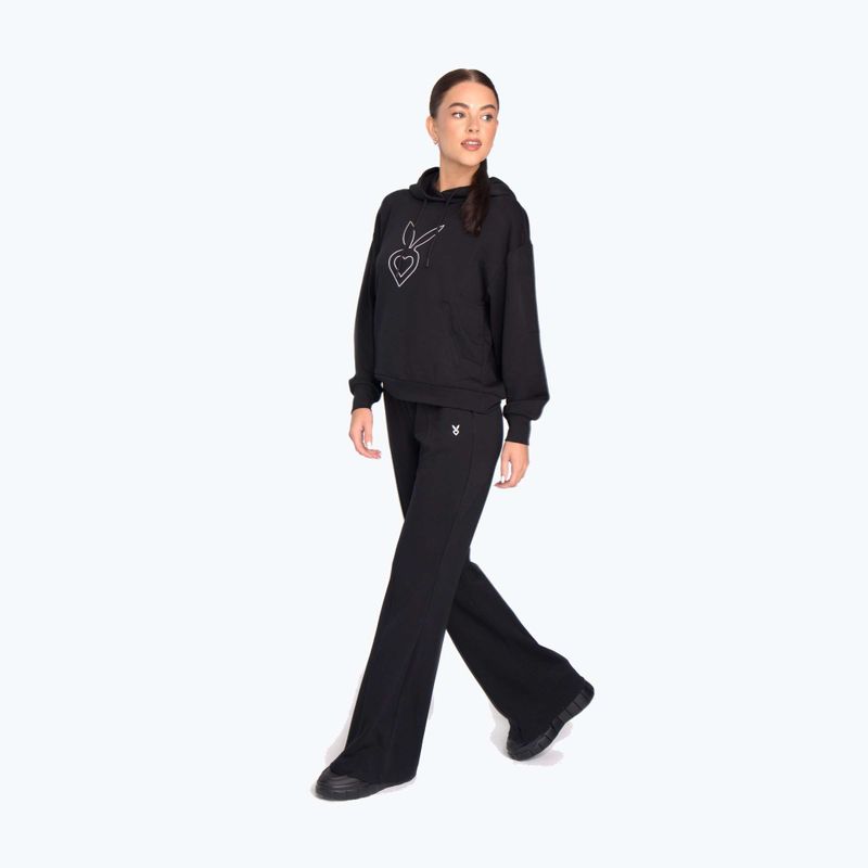 Pantaloni sportivi donna Cardio Bunny HCB-125 Flare black 4
