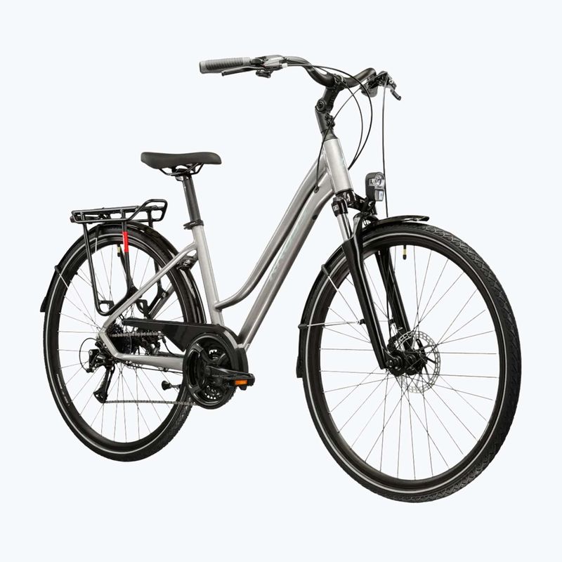 Bicicletta da trekking da donna KROSS Trans 3.0 In silver/gray/gloss 2