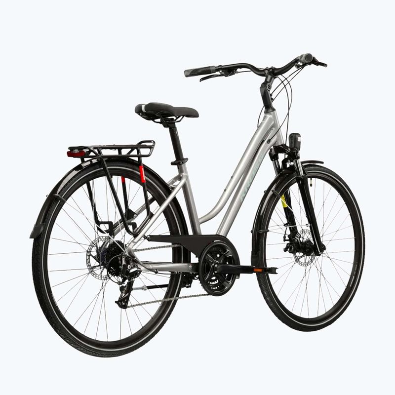 Bicicletta da trekking da donna KROSS Trans 3.0 In silver/gray/gloss 3