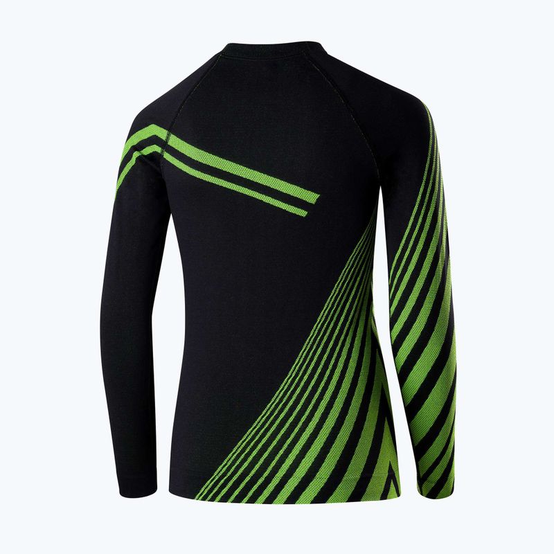Set intimo termico per bambini Brubeck Dry Junior black/neon 3