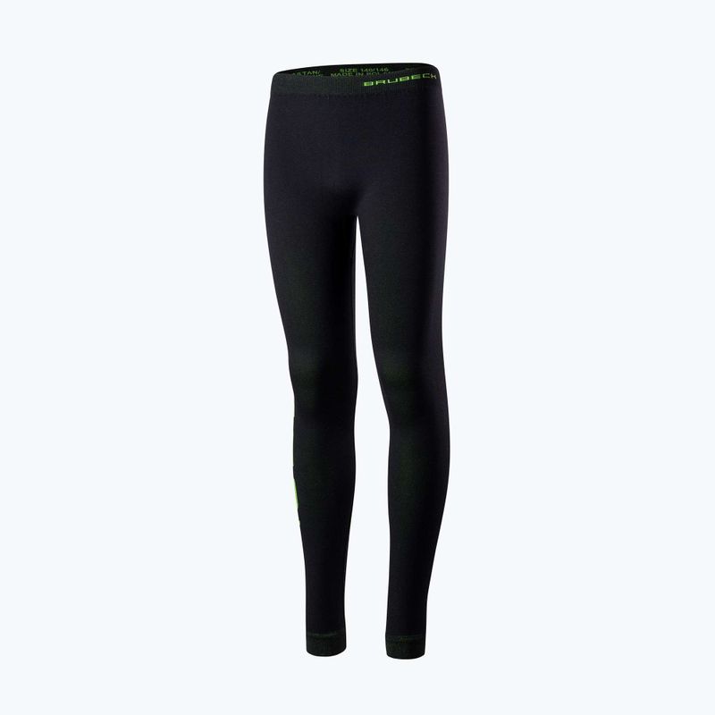 Set intimo termico per bambini Brubeck Dry Junior black/neon 4