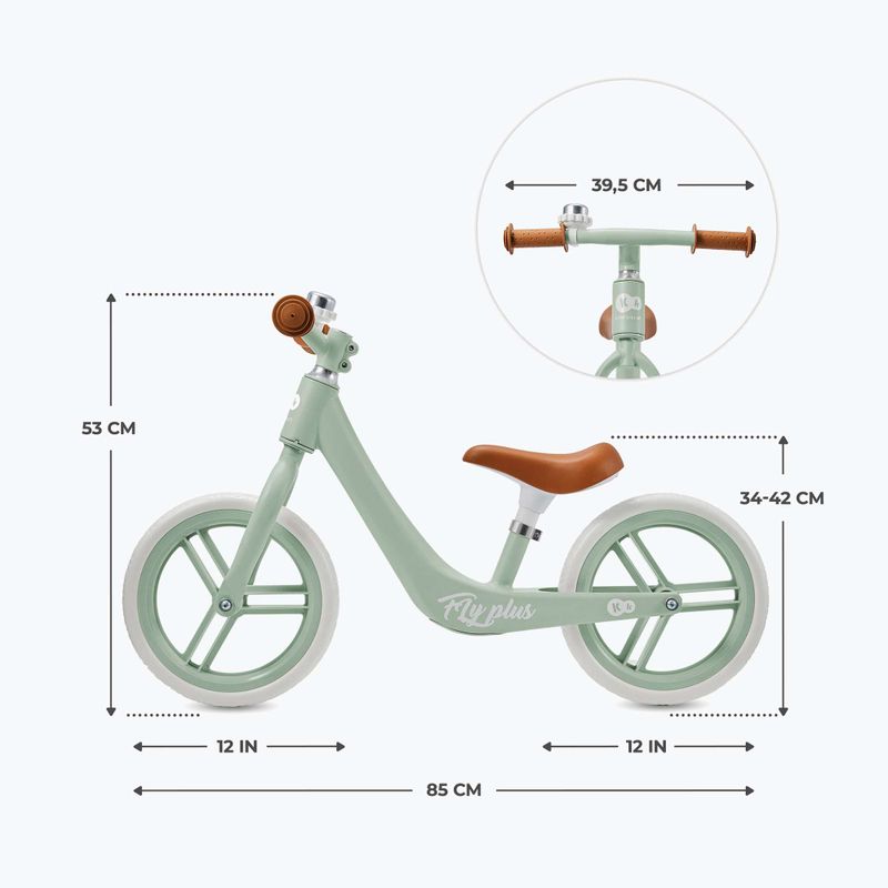 Bicicletta da fondo Kinderkraft Fly Plus fresca di zecca 7