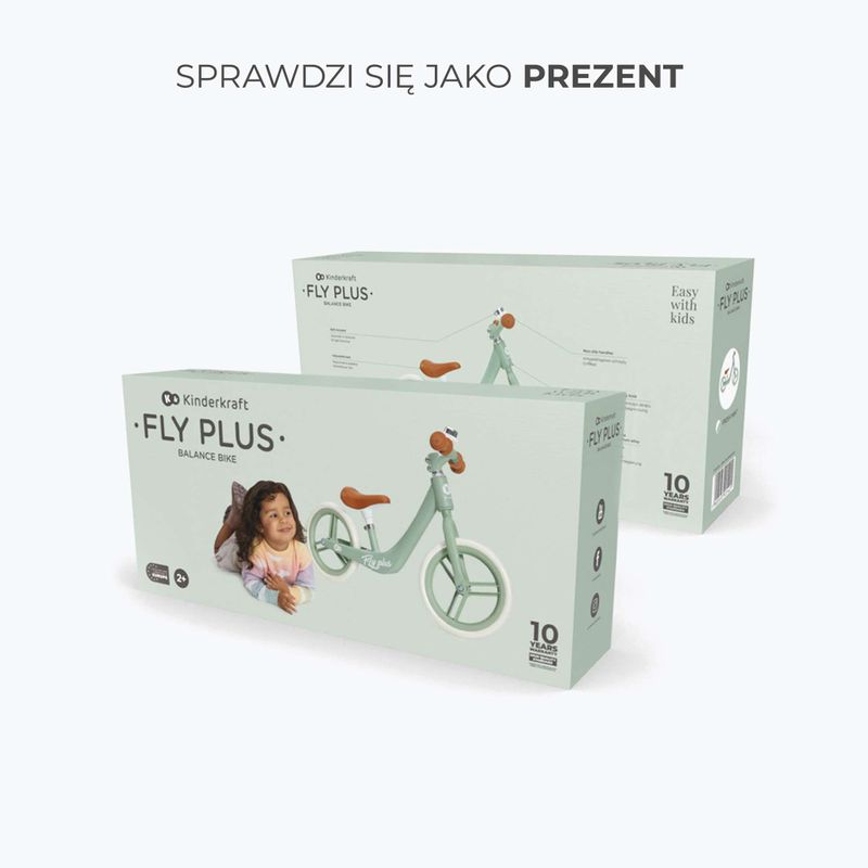 Bicicletta da fondo Kinderkraft Fly Plus fresca di zecca 10