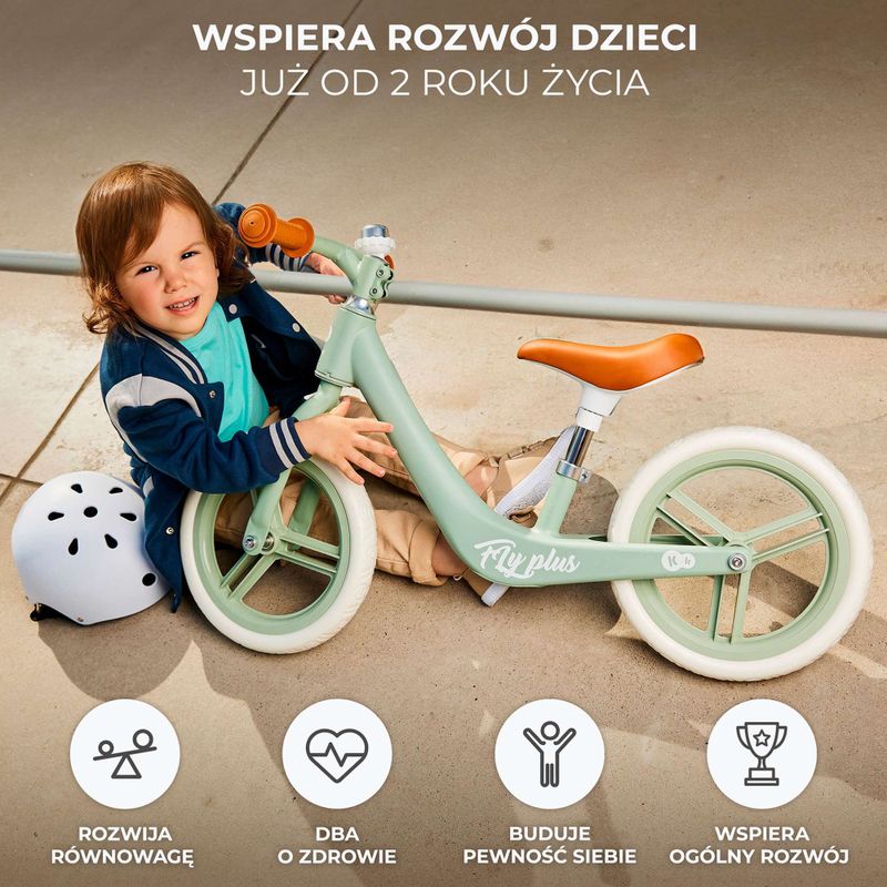 Bicicletta da fondo Kinderkraft Fly Plus fresca di zecca 12