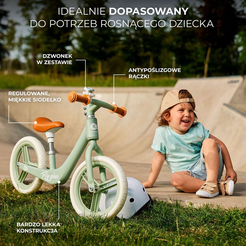 Bicicletta da fondo Kinderkraft Fly Plus fresca di zecca 15