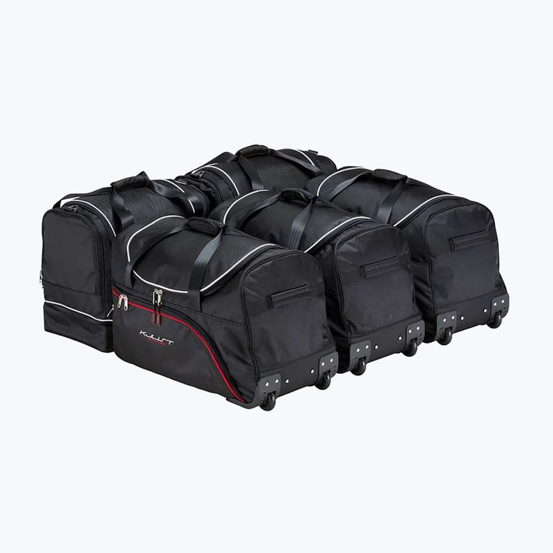 KJUST Set di borse per bagagliaio Chevrolet Captiva 2006-2010 5 pezzi nero 2