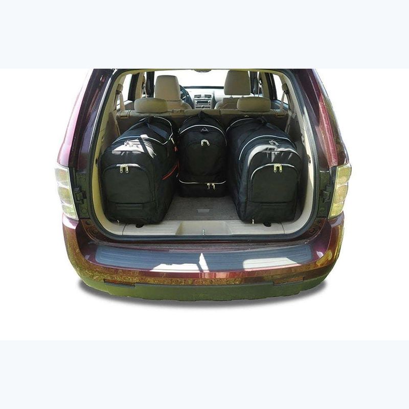 KJUST Chevrolet Equinox LS set di borse per bagagliaio 2005-2009 4 pezzi nero 19