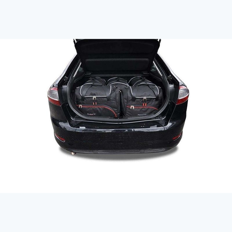 KJUST set di borse per bagagliaio Ford Mondeo Hatchback 2007-2014 5 pezzi nero 12