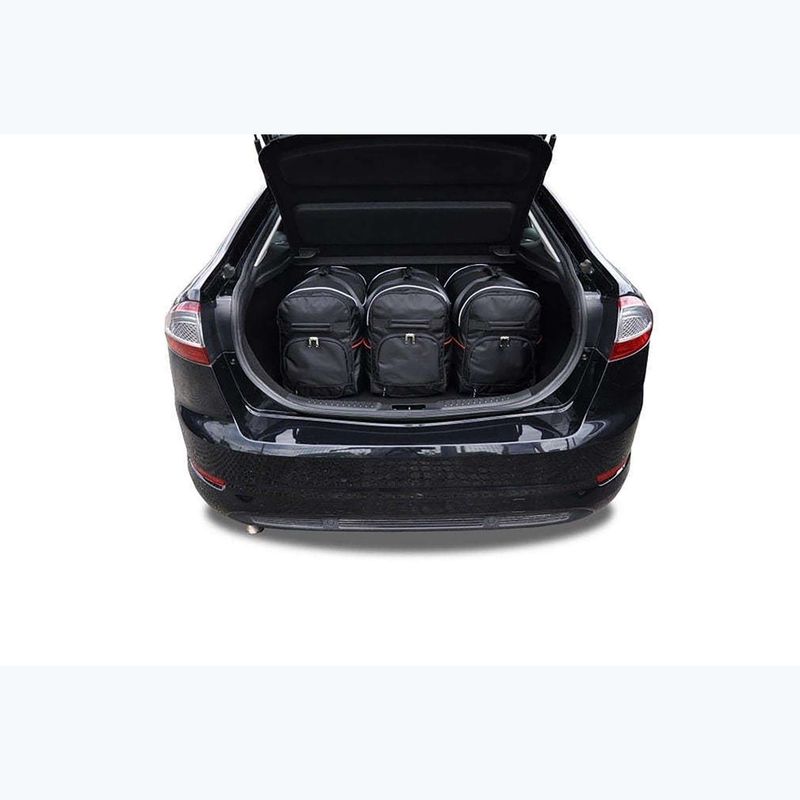 KJUST set di borse per bagagliaio Ford Mondeo Hatchback 2007-2014 5 pezzi nero 13