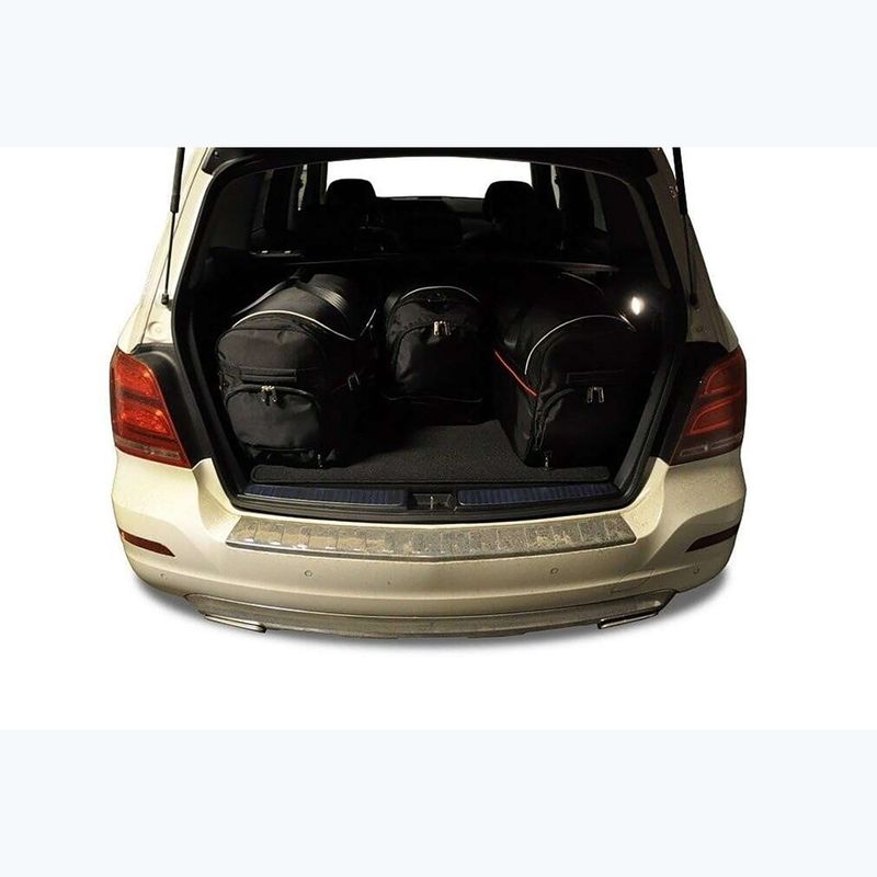 KJUST Mercedes-Benz GLK set di borse per il bagaglio 2008-2015 4 pezzi nero 12
