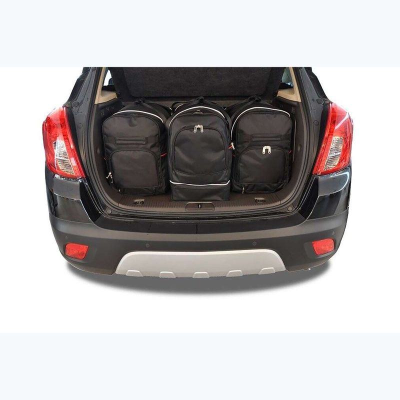 Set di borse portapacchi KJUST Opel Mokka / Mokka X 2012-2019 3 pz. nero 12