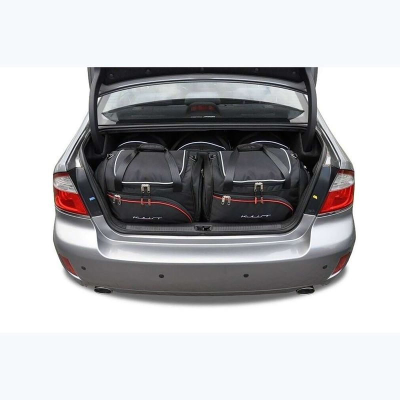 Set di borse per bagaglio KJUST Subaru Legacy Limousine 2003-2009 5 pezzi nero. 11