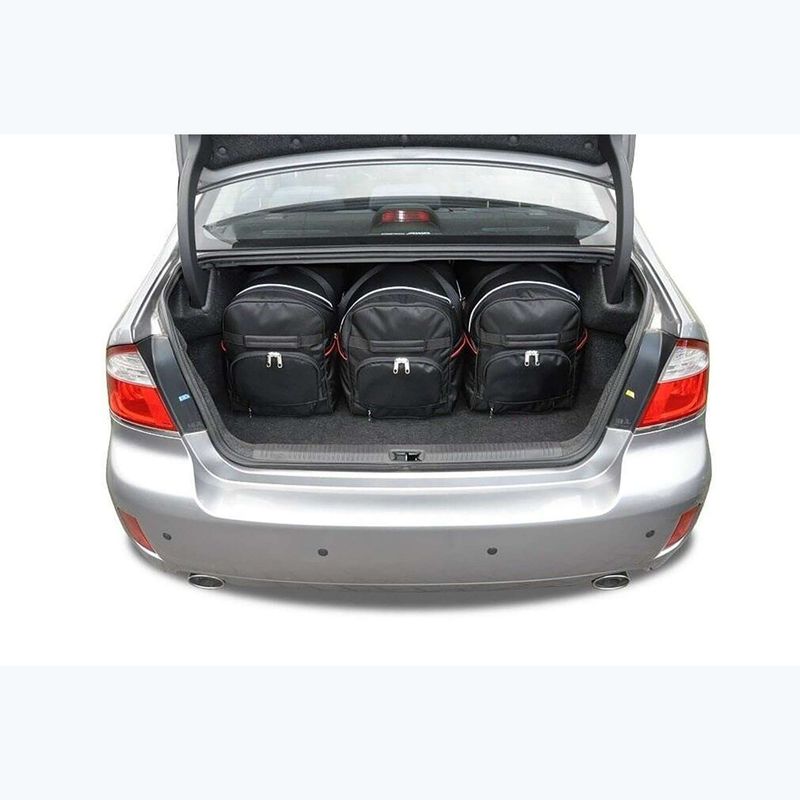 Set di borse per bagaglio KJUST Subaru Legacy Limousine 2003-2009 5 pezzi nero. 12