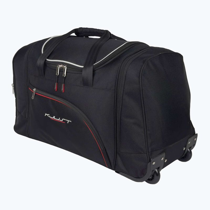 KJUST Mitsubishi Lancer Sportback set di borse per bagagliaio 2007-2016 3 pezzi nero. 4