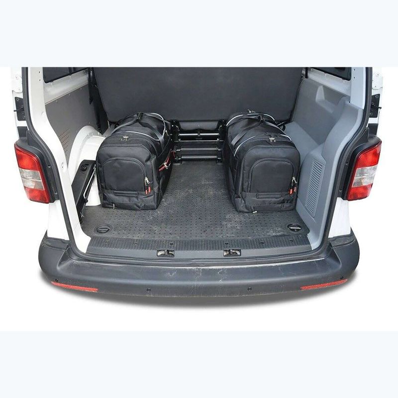 KJUST Volkswagen Caravella 2009-2015 set di borse per bagagliaio 6 pezzi nero. 18