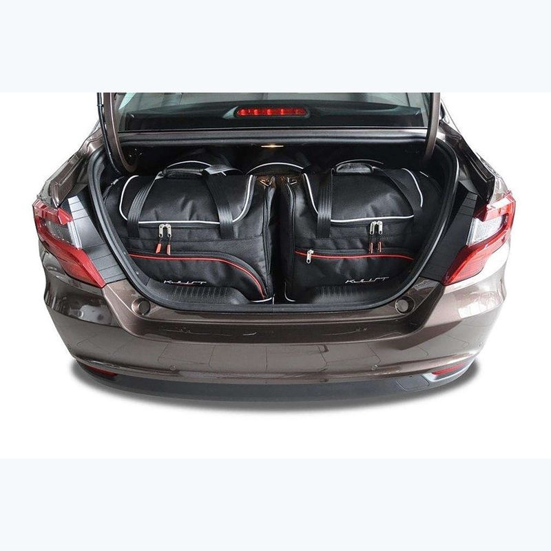 Set borse bagagliaio KJUST Fiat Tipo Limousine 2015+ 5 pezzi nero 14