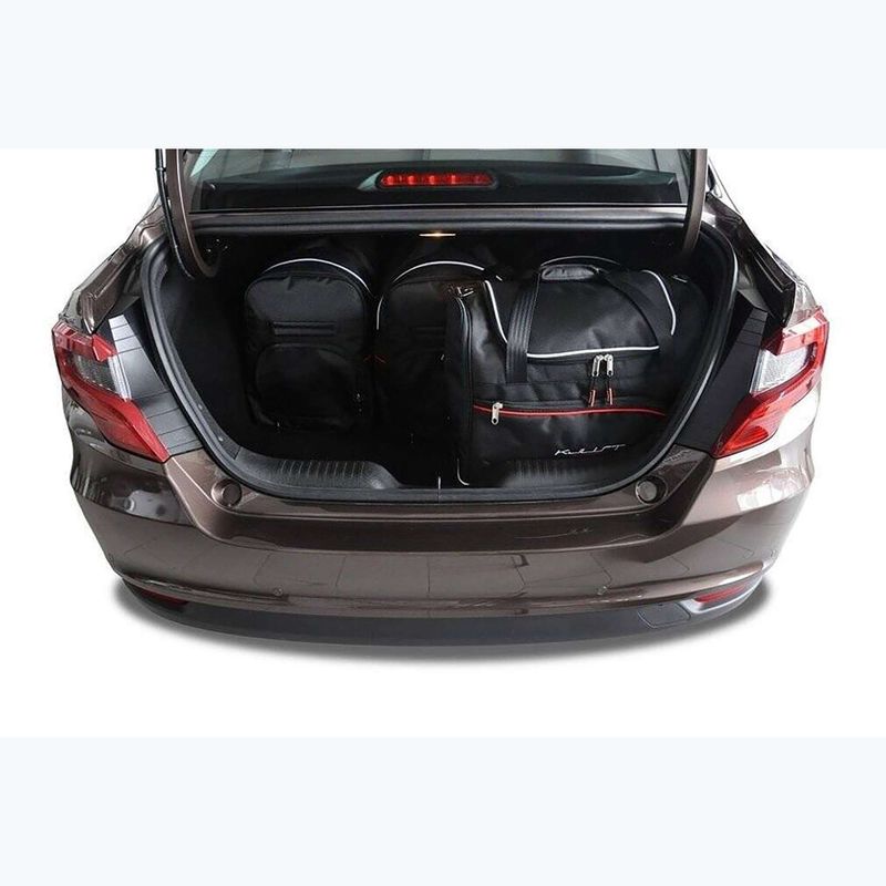Set borse bagagliaio KJUST Fiat Tipo Limousine 2015+ 5 pezzi nero 15