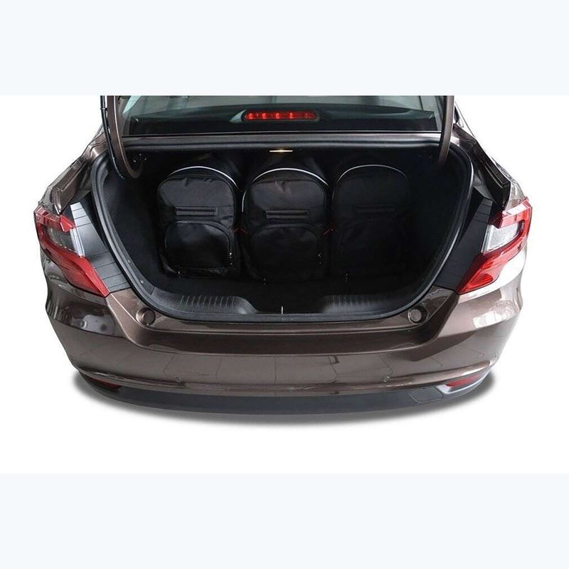 Set borse bagagliaio KJUST Fiat Tipo Limousine 2015+ 5 pezzi nero 16