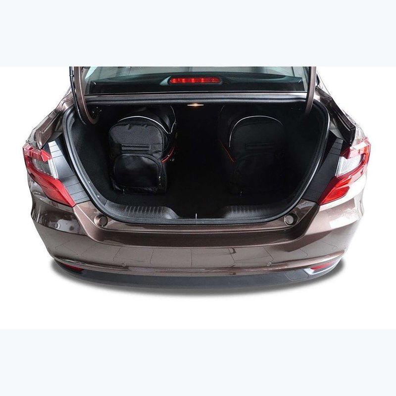 Set borse bagagliaio KJUST Fiat Tipo Limousine 2015+ 5 pezzi nero 17