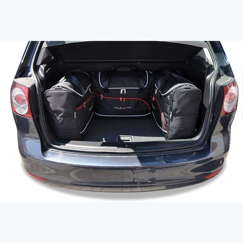 Set di borse per bagagliaio KJUST Volkswagen Golf Plus 2008-2012 4 pezzi nero. 13
