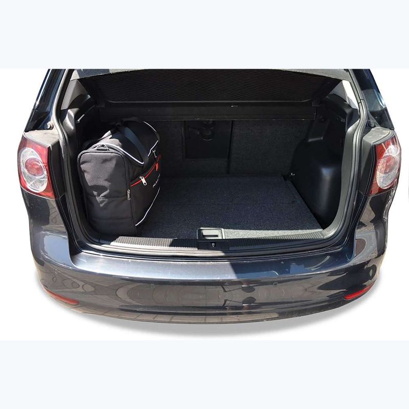 Set di borse per bagagliaio KJUST Volkswagen Golf Plus 2008-2012 4 pezzi nero. 15