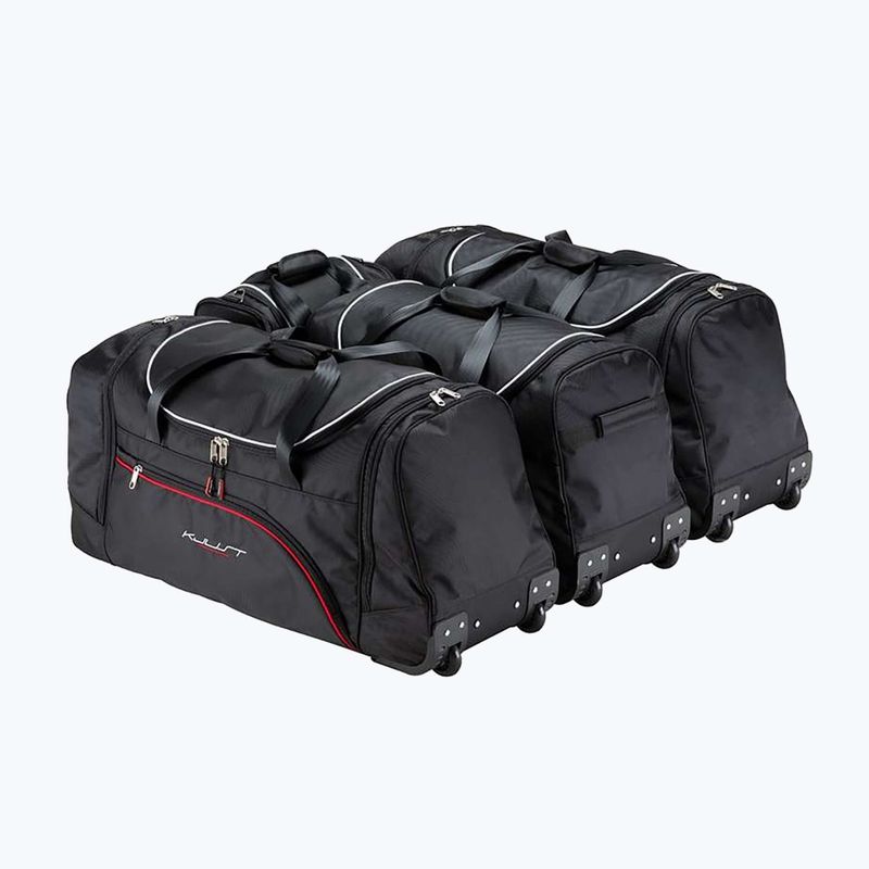 KJUST Toyota Verso 2009-2018 set di borse per il vano bagagli 4 pezzi nero. 2