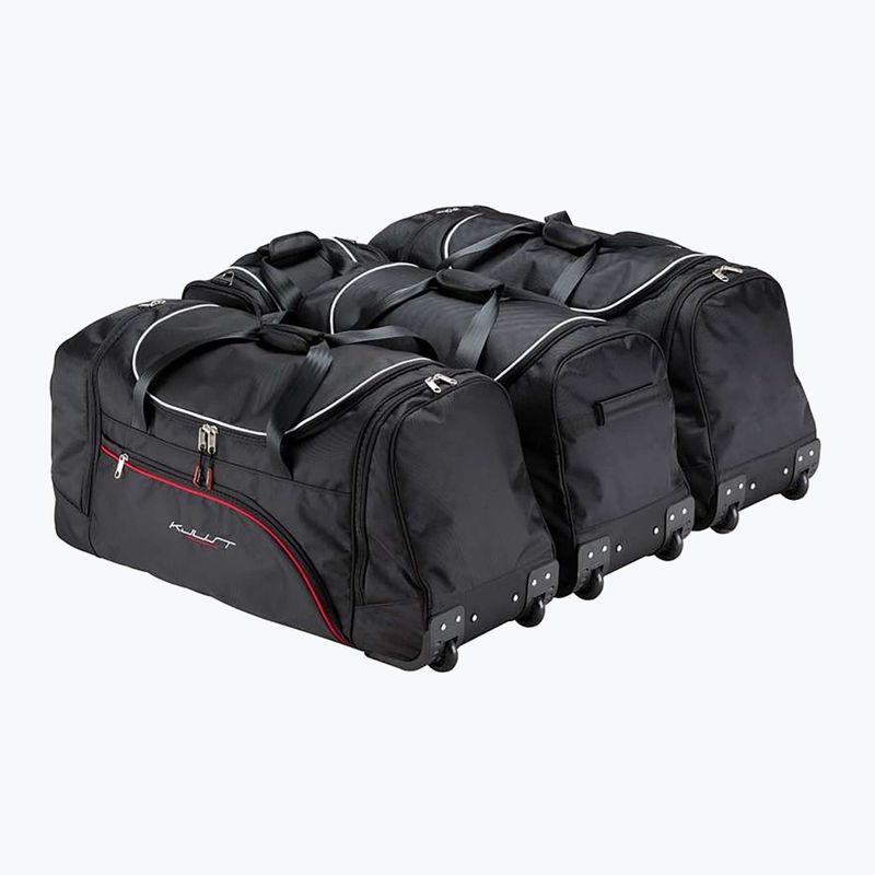 Set di borse per bagaglio KJUST Renault Megane Grandtour 2009-2016 4 pezzi nero. 2