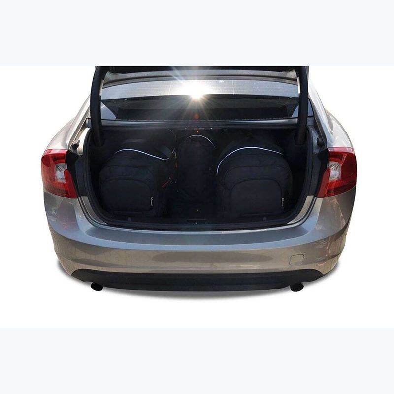 Set di borse portabagagli KJUST Volvo S60 2010-2018 4 pezzi nero. 16