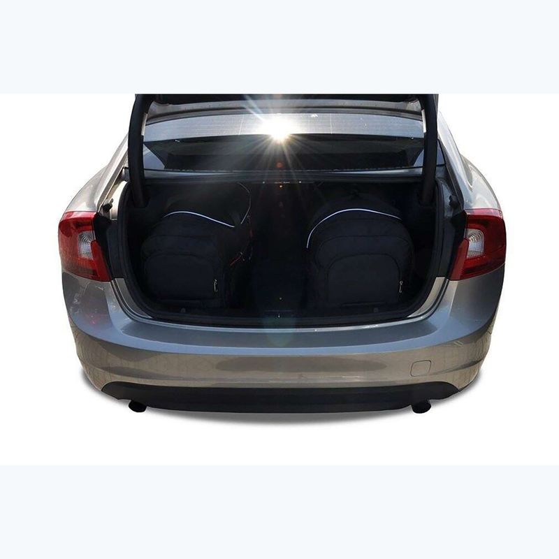 Set di borse portabagagli KJUST Volvo S60 2010-2018 4 pezzi nero. 17