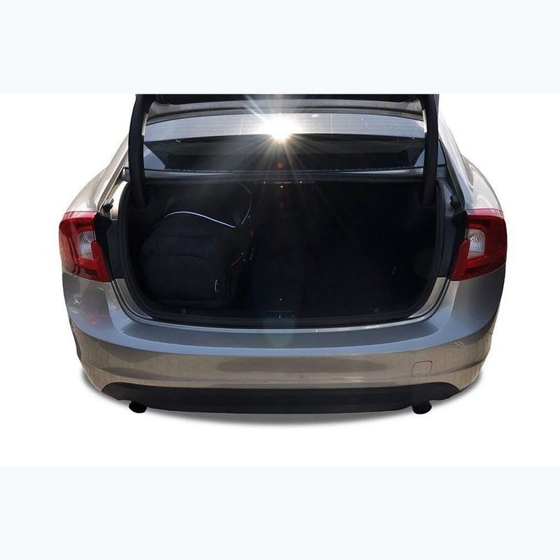 Set di borse portabagagli KJUST Volvo S60 2010-2018 4 pezzi nero. 18