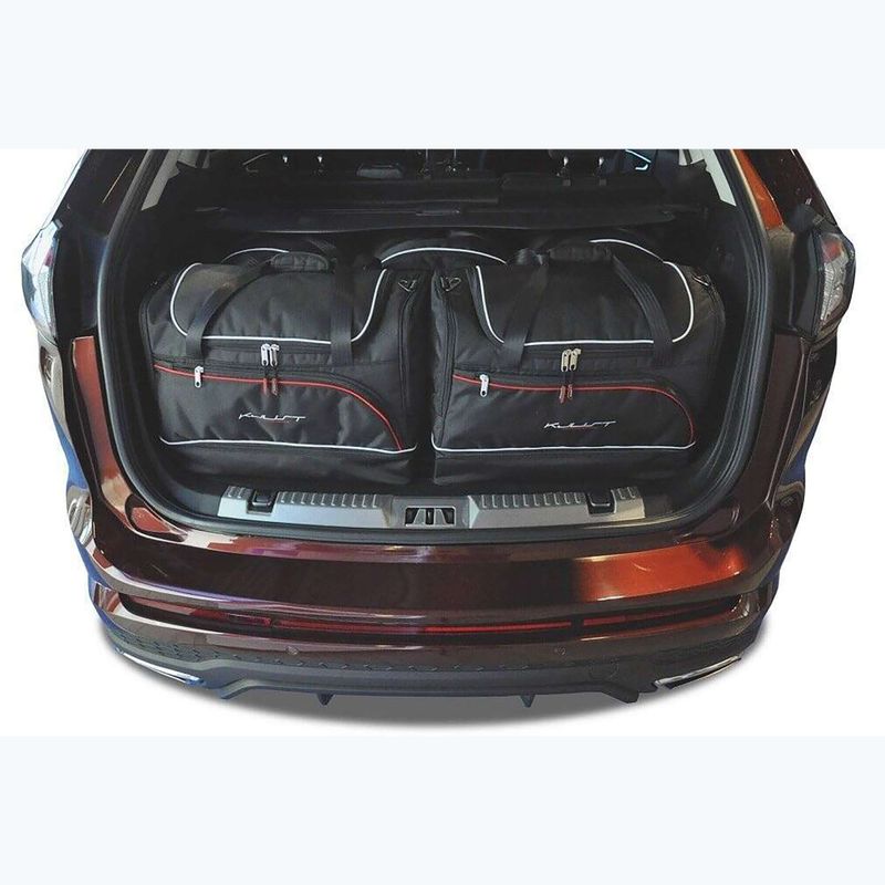 KJUST Ford Edge 2015-2020 set di borse portabagagli 5 pezzi nero 13