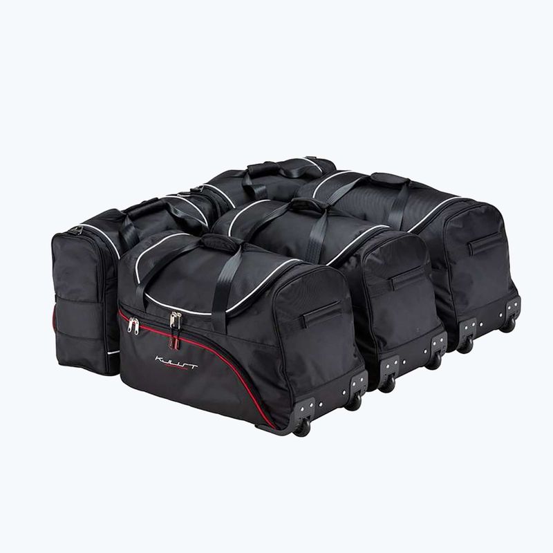 Set di borse portabagagli KJUST Seat Altea XL 2004-2015 5 pezzi nero. 2