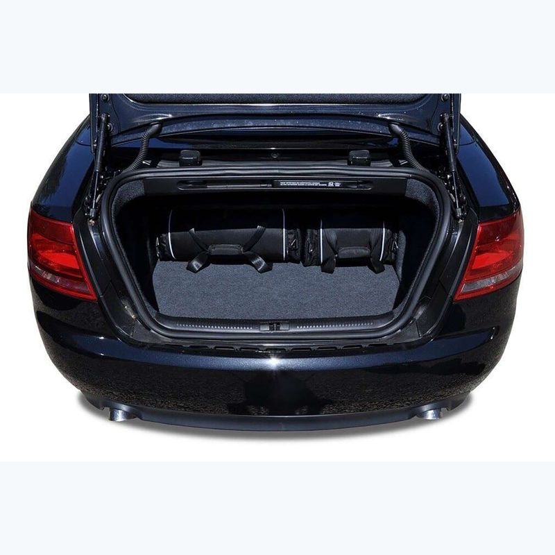 Set di borse per bagagliaio KJUST Audi A4 Cabrio 2005-2009 4 pezzi nero 17
