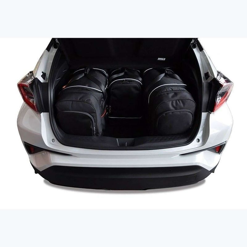 KJUST Toyota C-Hr 2016-2023 set di borse per bagagliaio 4 pezzi nero. 13