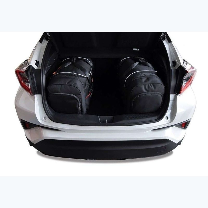 KJUST Toyota C-Hr 2016-2023 set di borse per bagagliaio 4 pezzi nero. 14