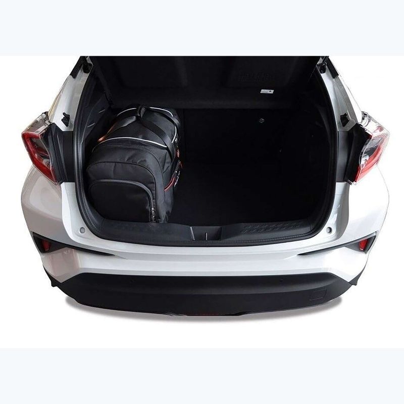 KJUST Toyota C-Hr 2016-2023 set di borse per bagagliaio 4 pezzi nero. 15