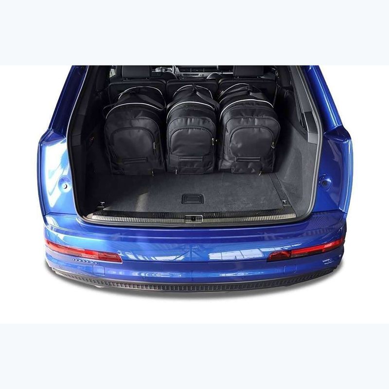 KJUST Audi Q7 set di borse per bagagliaio 2015+ 5 pezzi nero 19