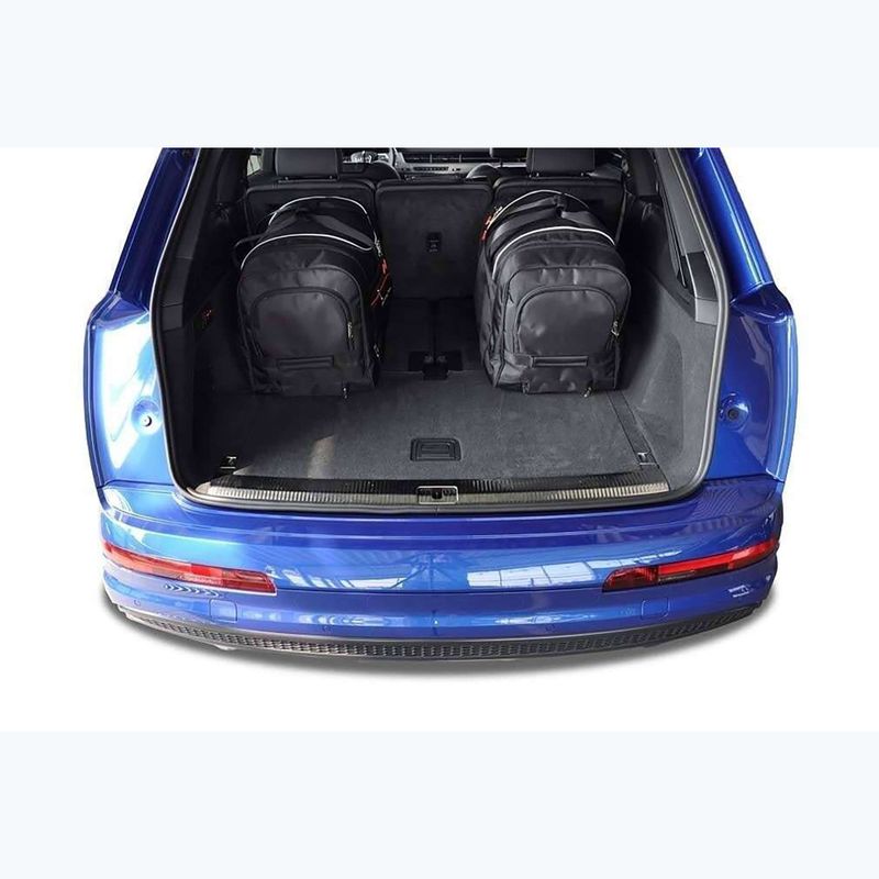 KJUST Audi Q7 set di borse per bagagliaio 2015+ 5 pezzi nero 20